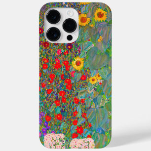 Coque Case-Mate iPhone Jardin agricole de Gustav Klimt avec tournesols