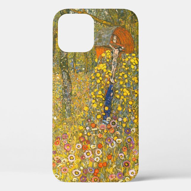 Coques Case-Mate iPhone Jardin agricole Gustav Klimt avec Crucifix (Verso)