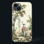 iPhone 13 Case Jardin asiatique avec femme et animaux<br><div class="desc">Un joli jardin de style asiatique rempli d'animaux variés et surveillé par une femme vigilante. La scène évoque les pensées du Jardin d'Eden,  avec un serpent glissant au premier plan. Un cadeau parfait pour la personne mondaine et bien voyagée dans votre vie!</div>