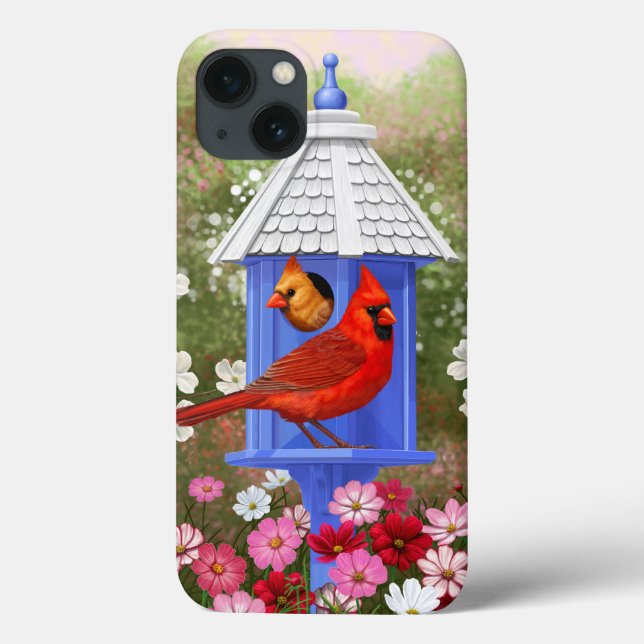 Coques Case-Mate iPhone Jardin aux fleurs de la Maison des oiseaux des Car (Verso)