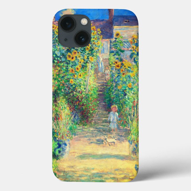 Coques Case-Mate iPhone Jardin aux fleurs de Monet (Verso)