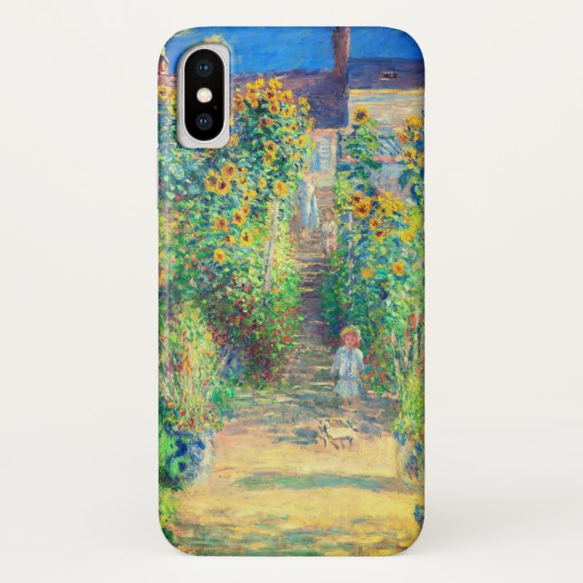 Coques Case-Mate iPhone Jardin aux fleurs de Monet (Dos)