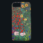Case-Mate iPhone Case  Jardin aux fleurs Gustav Klimt<br><div class="desc">coque iphone avec peinture à l’huile de Gustav Klimt Jardin avec tournesols (1907). Un beau jardin de tournesols et de belles fleurs bleues,  rouges,  violettes,  roses et blanches. Un grand cadeau pour les amateurs d'art Art Nouveau et autrichien.</div>