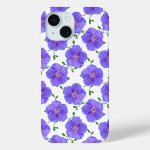 Coque Case-Mate iPhone Jardin bleu Geranium Flower sur n'importe quelle c