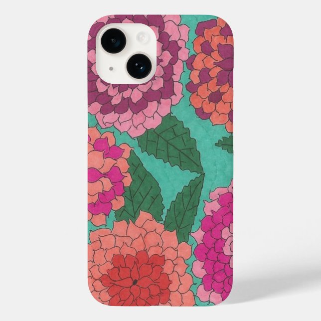 Coques Case-Mate iPhone Jardin Dahlia (Verso)
