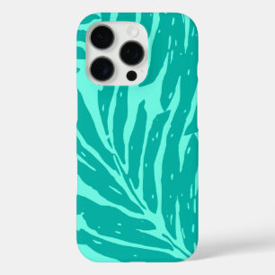 Coque iPhone 16 Pro Jardin de Kahanu Palm hawaïen Feuille vert d'hiver