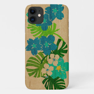 Case-Mate iPhone Case Jardin de Limahuli Hawaii Faux Wood Turq