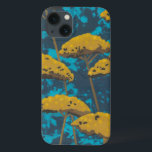 Etui iPhone Case-Mate Jardin de millefeuille d'or avec l'arrière - plan<br><div class="desc">Les fleurs de millefeuille d'or ponctuent cette belle scène de jardin. L'arrière - plan bleu tient également un signe du feuille dispersé partout. Il est comme regarder une photo d'oeil magique excepté beaucoup plus d'amusement !</div>