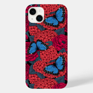 Coque Case-Mate iPhone Jardin de morpho bleu