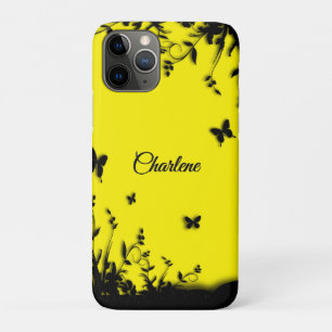 Case-Mate iPhone Case Jardin de papillon jaune soleil Personnalisé
