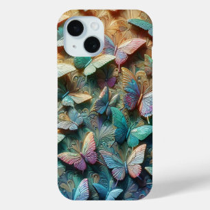 Coque Case-Mate iPhone Jardin de papillons iridescent