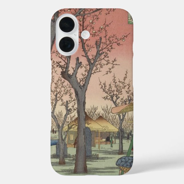 Coques Case-Mate iPhone Jardin de prune fleuri d'arbre japonais (Verso)