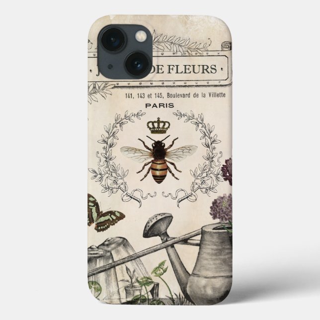 COQUES Case-Mate iPhone JARDIN DES BEE FRANÇAIS (Verso)