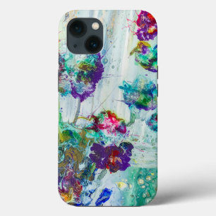 Case-Mate iPhone Case Jardin des colibris Peinture abstraite