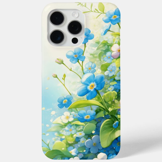 Coques Case-Mate iPhone Jardin des Myosotis de la Mémoire (Verso)