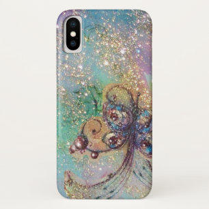 COQUE iPhone X JARDIN DES OMBRES PERDUES -PLANTE PAPILLON MAGIQUE
