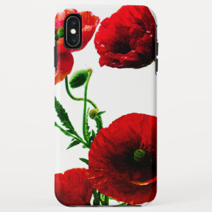 Case-Mate iPhone Case Jardin d'été de printemps des fleurs de pavot à fl