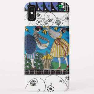 COQUES POUR iPhone JARDIN D'ÉTÉ ET ESCALIERS /MODE COSTUME DESIGNER