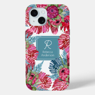 Coque Case-Mate iPhone Jardin d'été Protea personnalisé