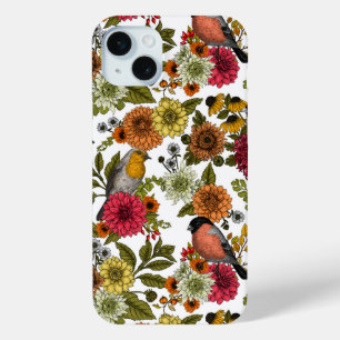 Coque Case-Mate iPhone Jardin d'oiseaux et de fleurs 1