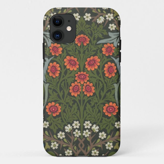 Coques Case-Mate iPhone Jardin Fleur Classique d'Épine Noire de William Mo (Dos)