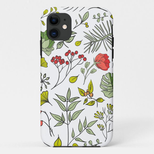 Coques Case-Mate iPhone Jardin Fleur sauvage botanique (Dos)