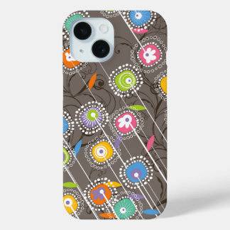 Coque Case-Mate iPhone Jardin Fleur super coloré Whimsical Art Floral