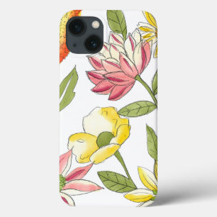 Etui iPhone Case-Mate Jardin fleuri avec Arrière - plan blanc