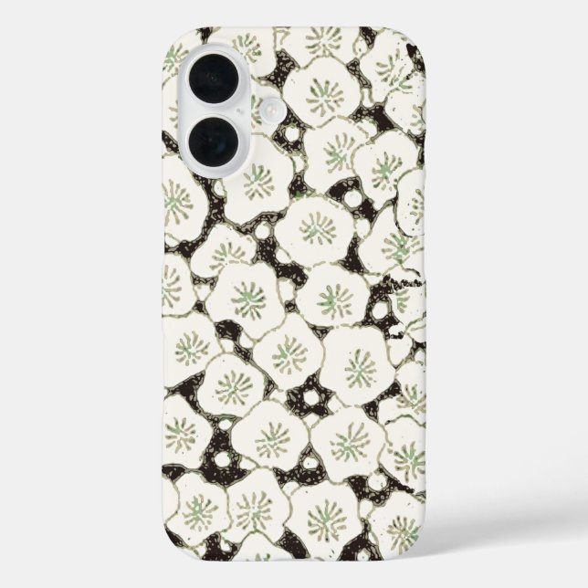 Coques Case-Mate iPhone Jardin floral à fleurs blanches du Japon (Verso)
