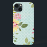 Etui iPhone Case-Mate Jardin Floral, Arrière - plan Bleu<br><div class="desc">Jardin Floral,  Arrière - plan Bleu. Artiste : Juin Erica Vess. ID image : 105963D.</div>