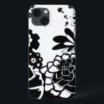 Coque Case-Mate iPhone Jardin floral noir et blanc Motif graphique<br><div class="desc">Un motif graphique qui présente une scène de jardin floral noir et blanc,  créé par Chariklia Zarris. Même avec seulement deux couleurs,  le tableau est presque écrasant dans sa beauté. Offrez-vous le cadeau d'une exquise exposition florale en achetant cette impression dès aujourd'hui!</div>