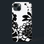 Coque Case-Mate iPhone Jardin floral noir et blanc Motif graphique<br><div class="desc">Un motif graphique qui présente une scène de jardin floral noir et blanc,  créé par Chariklia Zarris. Même avec seulement deux couleurs,  le tableau est presque écrasant dans sa beauté. Offrez-vous le cadeau d'une exquise exposition florale en achetant cette impression dès aujourd'hui!</div>