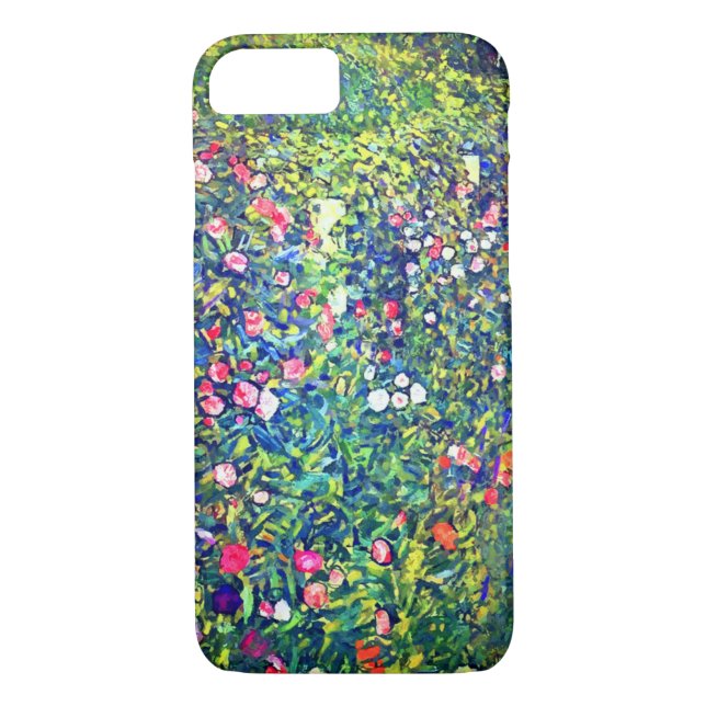 Coques Case-Mate iPhone Jardin italien Gustav Klimt (Dos)
