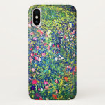 Case-Mate iPhone Case Jardin italien Gustav Klimt<br><div class="desc">coque iphone avec la peinture à l’huile de Gustav Klimt,  Paysage du jardin italien (1913). Un beau jardin de fleurs colorées : rouge,  blanc,  rose,  violet. Un grand cadeau pour les amateurs d'art Art Nouveau et autrichien.</div>