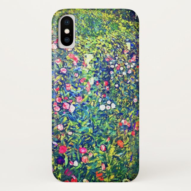 Coques Case-Mate iPhone Jardin italien Gustav Klimt (Dos)