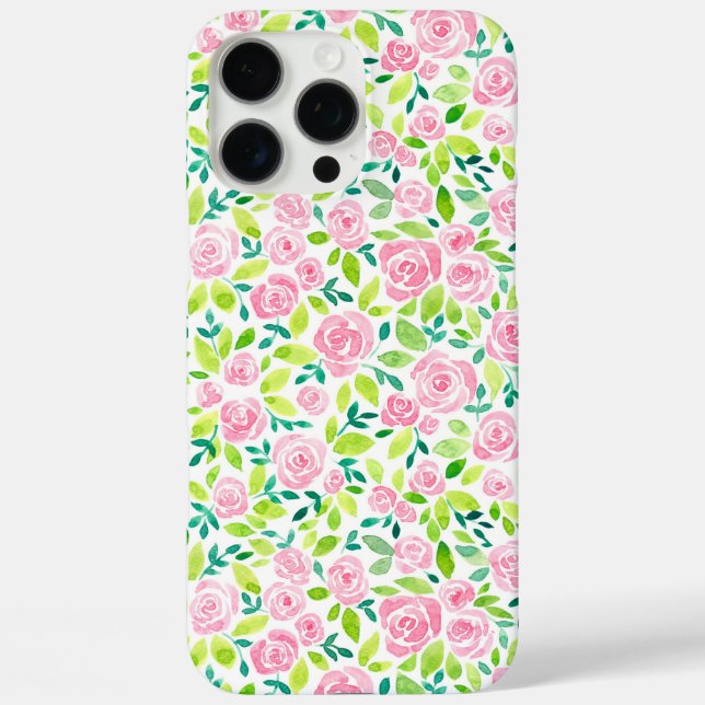 Coques Case-Mate iPhone Jardin rose (Verso)