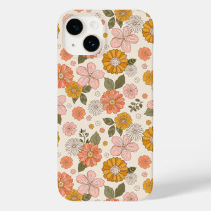 Coque Case-Mate iPhone Jardin rose et orange Motif