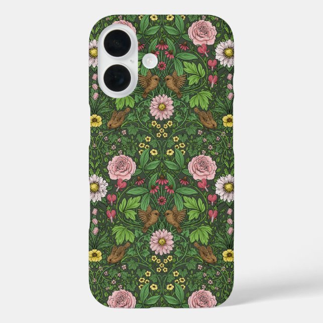 Coques Case-Mate iPhone Jardin sauvage en vert (Verso)