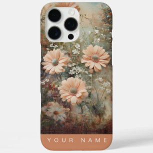 Coque iPhone 16 Pro Max Jardin Splendor Peach