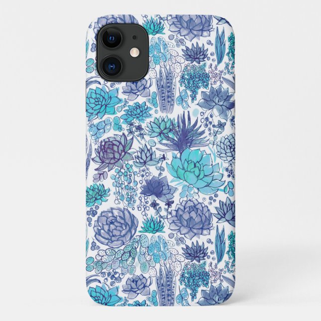 Coques Case-Mate iPhone Jardin succulent (Dos)