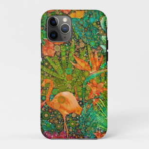 Case-Mate iPhone Case Jardin tropical du Flamant rose d'été Vintage Fl