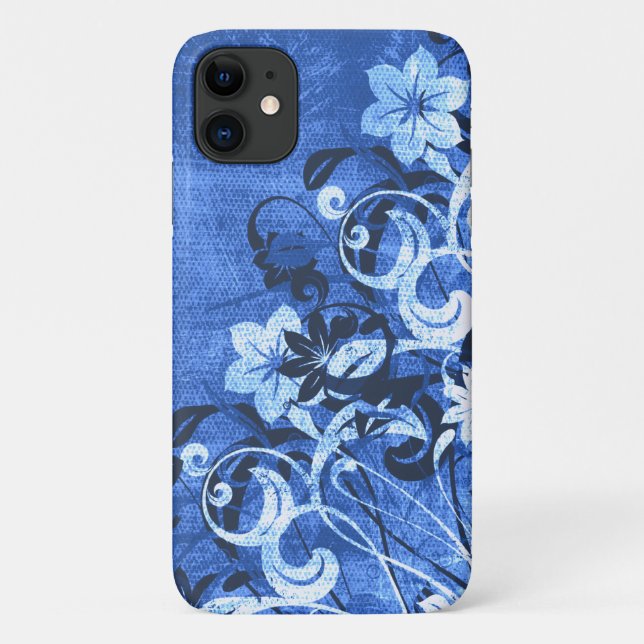 Coques Case-Mate iPhone Jardin urbain (bleu) (Dos)