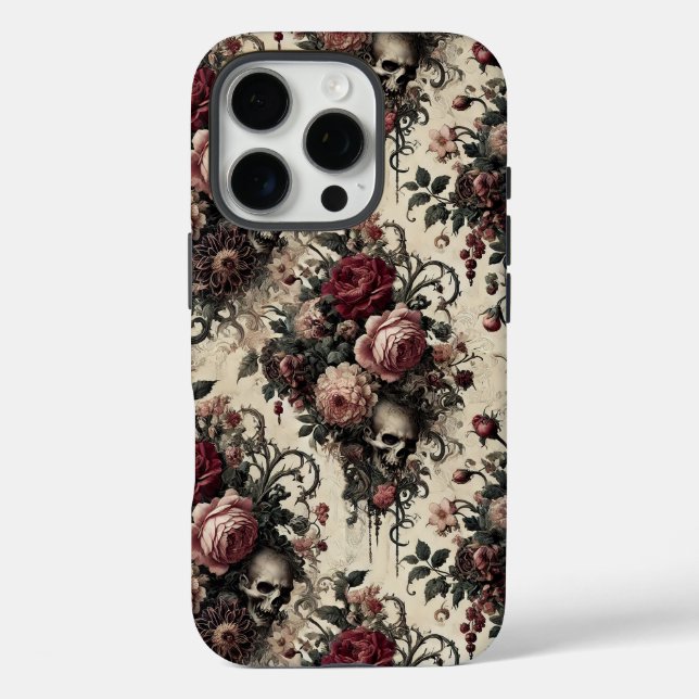 Coques Case-Mate iPhone Jardins suspendus de l'Arcane - Floral gothique (Verso)