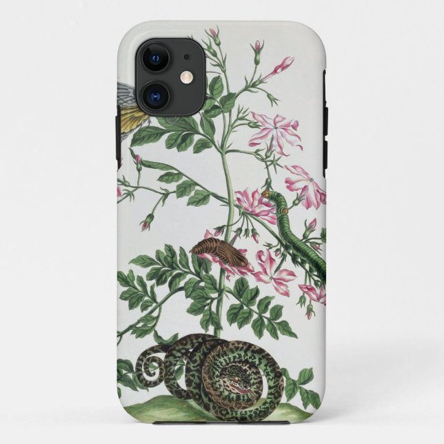 Coques Case-Mate iPhone Jasmin : avec le serpent, la mite, le caterpiller (Dos)