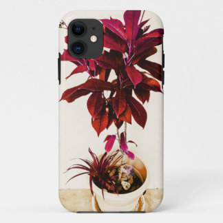 Case-Mate iPhone Case Jatropha Plante en rouge profond