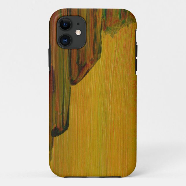 Coques Case-Mate iPhone Jaune Abstrait - Quai (Dos)