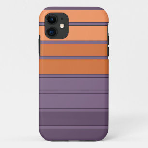 Case-Mate iPhone Case Jaune avec motif rayé lilas
