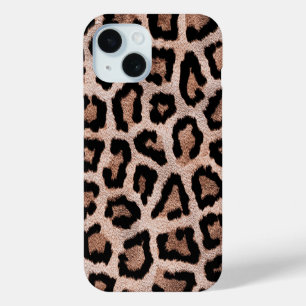 Coque Case-Mate iPhone Jaune Brown léopard noir