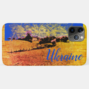 Case-Mate iPhone Case Jaune Campagne Champs Arbres Ciel bleu