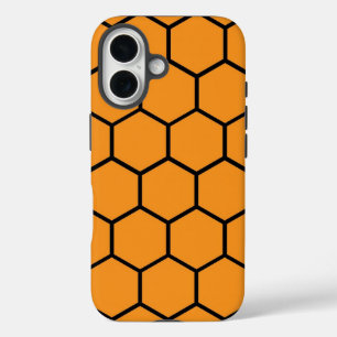 Coque Pour iPhone 16 jaune et noir